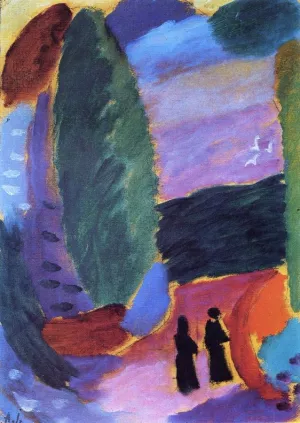 Variation uber ein Landschaftlicher Thema by Alexei Jawlensky - Oil Painting Reproduction