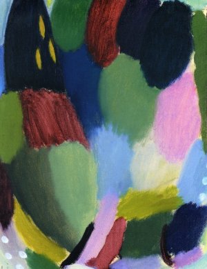 Variation Oil painting by Alexei Jawlensky