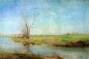 Spring II by Alexei Savrasov - Oil Painting Reproduction