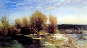 Spring by Alexei Savrasov Oil Painting