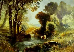 Summer Landscape by Alexei Savrasov Oil Painting