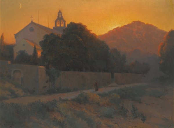 Main Product Photo of Church In Dubrovnik Painting by Alexei Vasilievich Hanzen