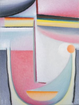 Abstract Head, Symphony in Pink by Alexej Von Jawlensky Oil Painting