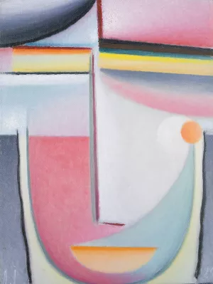 Abstract Head, Symphony in Pink by Alexej Von Jawlensky Oil Painting