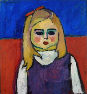 Child by Alexej Von Jawlensky Oil Painting