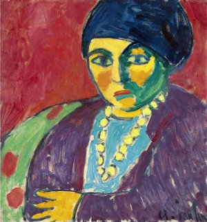 Female Head, Helene by Alexej Von Jawlensky Oil Painting