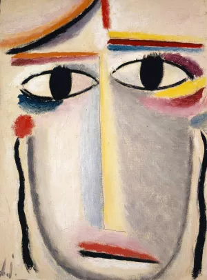 Female Head by Alexej Von Jawlensky Oil Painting
