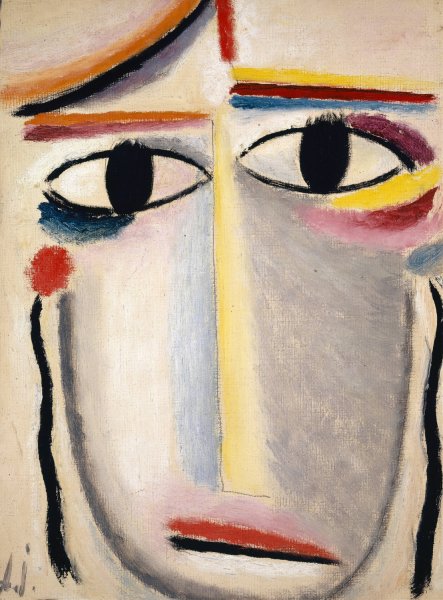 Female Head  by Alexej Von Jawlensky - Hand-Painted Oil Painting Reproduction