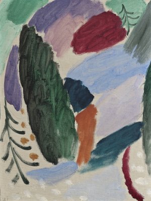 Frosty Day by Alexej Von Jawlensky Oil Painting