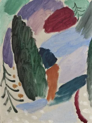 Frosty Day by Alexej Von Jawlensky Oil Painting