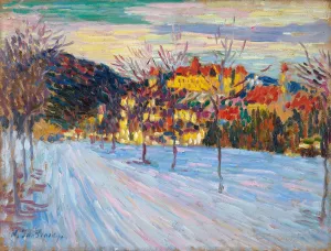 Fussen Oil painting by Alexej Von Jawlensky