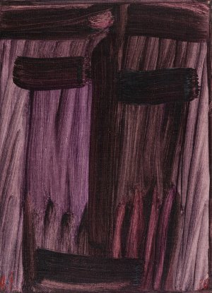 Grosse Meditationp; Zartlichkeit im Herbst by Alexej Von Jawlensky Oil Painting