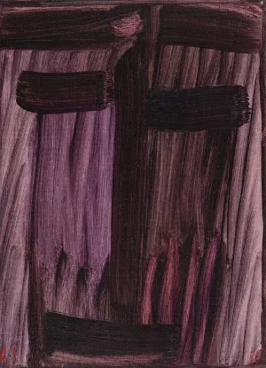 Grosse Meditationp; Zartlichkeit im Herbst by Alexej Von Jawlensky Oil Painting