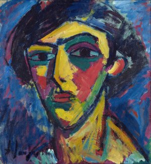 Head Of A Youth by Alexej Von Jawlensky Oil Painting