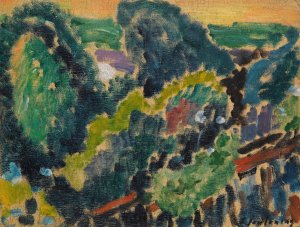 Landschaft am Genfersee by Alexej Von Jawlensky Oil Painting