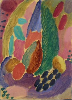 Large Variation by Alexej Von Jawlensky Oil Painting