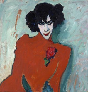Portrait of the dancer Alexander Sacharoff by Alexej Von Jawlensky Oil Painting