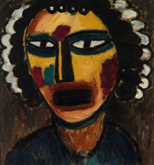 Prophet by Alexej Von Jawlensky Oil Painting