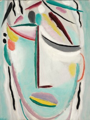 Saviour's Face, Martyr by Alexej Von Jawlensky Oil Painting