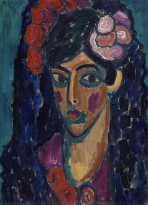 Spaniard by Alexej Von Jawlensky Oil Painting