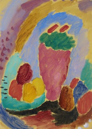Still life by Alexej Von Jawlensky Oil Painting