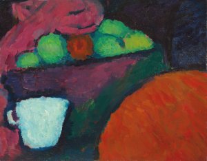 Stilleben mit Tasse by Alexej Von Jawlensky Oil Painting