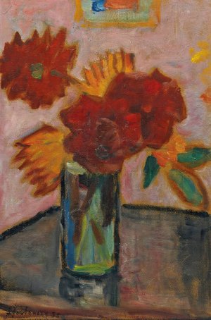 Stillleben by Alexej Von Jawlensky Oil Painting