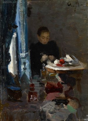 The Artist's Mother by Alexej Von Jawlensky Oil Painting