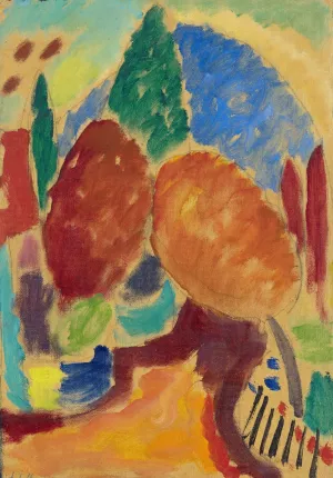 The Orange Path by Alexej Von Jawlensky Oil Painting