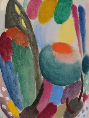 Variation; Duft und Frische by Alexej Von Jawlensky Oil Painting