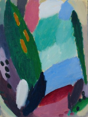 Variation No. 10  by Alexej Von Jawlensky Oil Painting