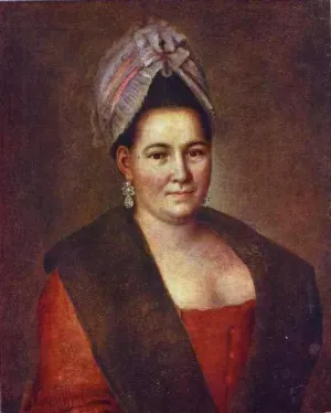 Portrait of an Unknown Woman Oil painting by Alexey Petrovich Antropov