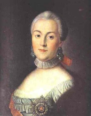 Portrait of Grand Duchess Catherine Alekseevna, Future Empress Catherine II the Great