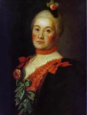 Portrait of Princess T. A. Trubetzkaya by Alexey Petrovich Antropov Oil Painting