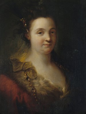 Mademoiselle Duclos by Alexis Grimou Oil Painting