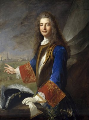 Charles-Francois-Marie de Custine, Chevalier de Wiltz by Alexis Simon Belle Oil Painting