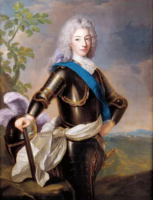 Portrait of Louis XV by Alexis-Simon Belle - Oil Painting Reproduction