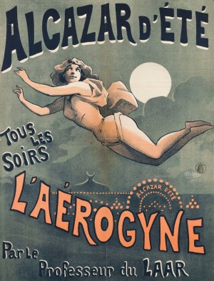Alcazar D'ete Tous Les Soirs L'aerogyne by Alfred Choubrac Oil Painting