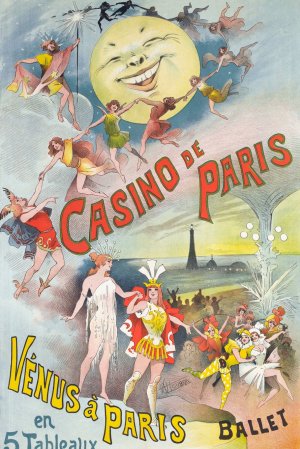 Casino De Paris, Venus a Paris Ballet by Alfred Choubrac Oil Painting