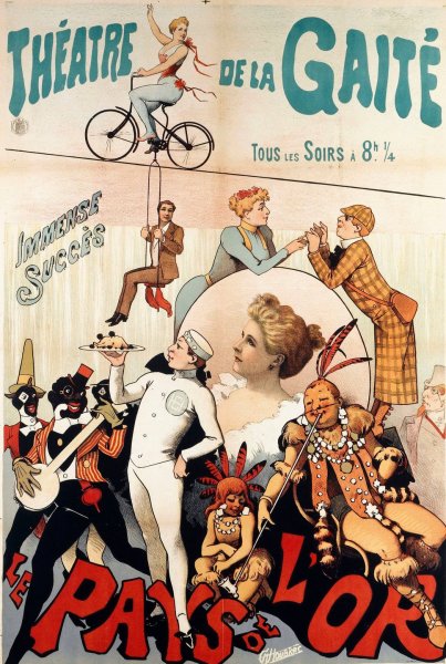 Main Product Photo of Theatre De La Gaite  Painting by Alfred Choubrac