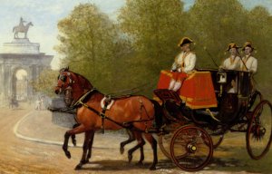 Returning from Her Majestic Drawing Room in Hyde Park