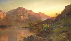 Ben Lomond by Alfred De Breanski Oil Painting