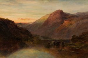 Ben Lomond by Alfred De Breanski Oil Painting