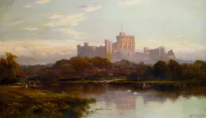Royal Windsor by Alfred De Breanski Snr Oil Painting