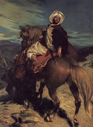 The Farewell of King Boabdil at Granada by Alfred Dehodencq Oil Painting