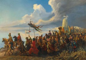 The Hajj by Alfred Dehodencq Oil Painting