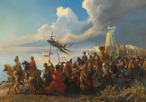 The Hajj by Alfred Dehodencq Oil Painting