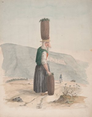 Charcoal Seller, Tenerife by Alfred Diston Oil Painting