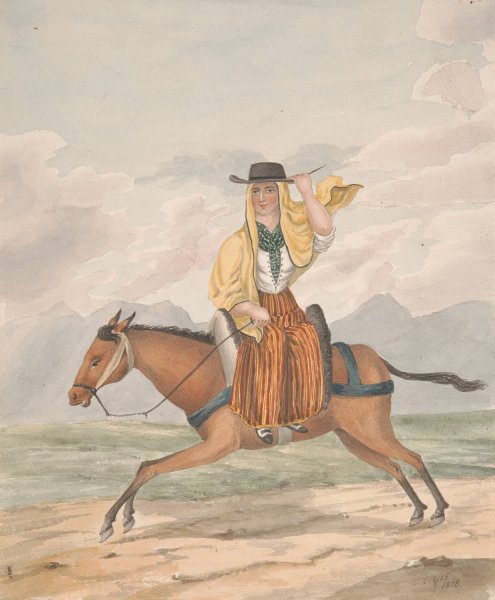 Main Product Photo of Tenerife - Woman of Tacoronte  Painting by Alfred Diston