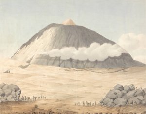 The Peake of Tenerife by Alfred Diston Oil Painting